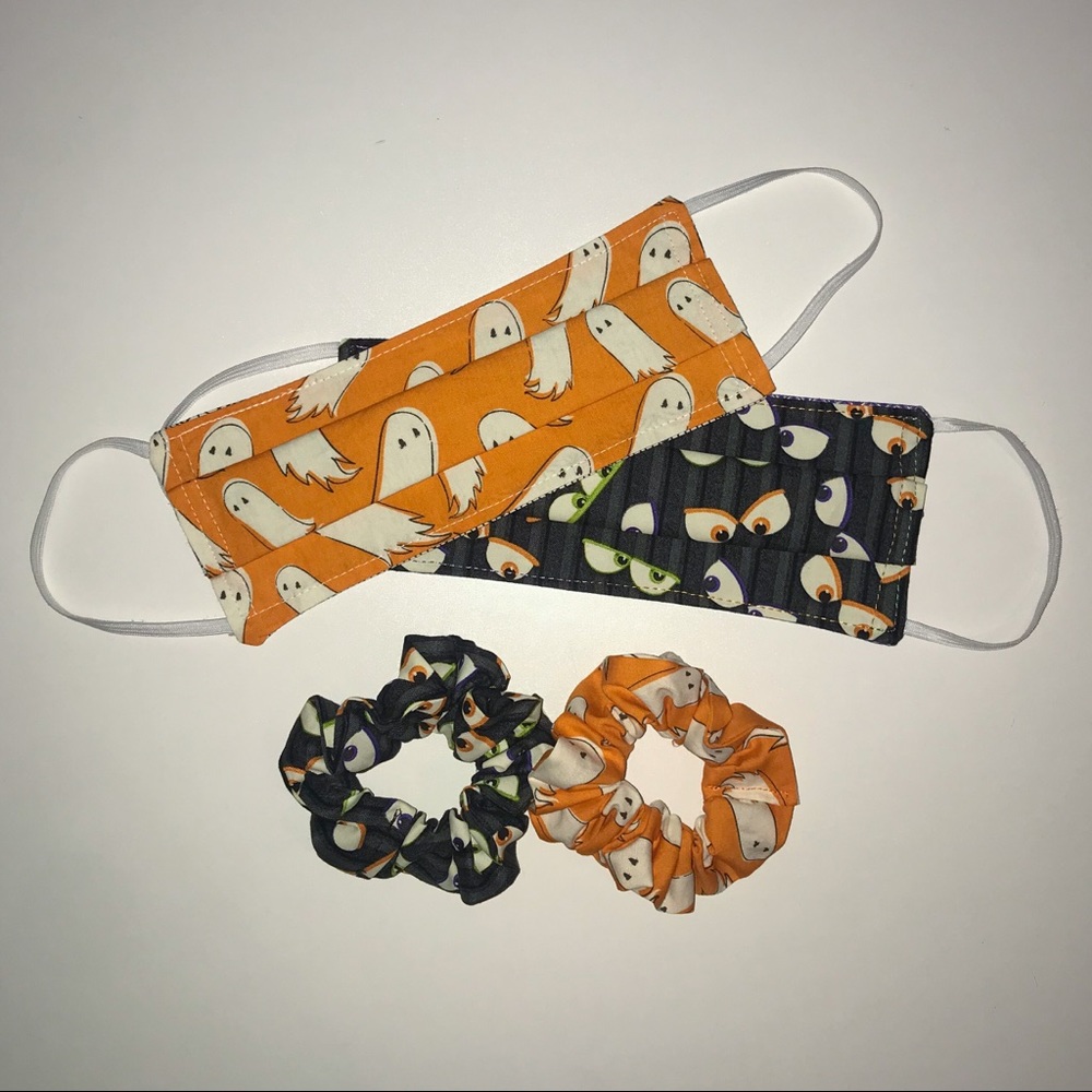 spooky mask & scrunchie set!